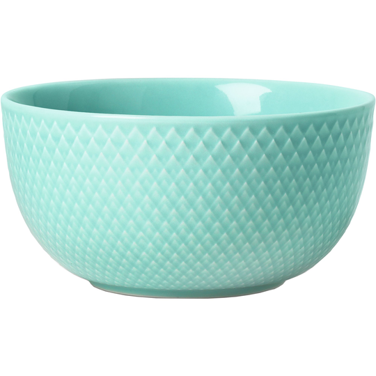 Lyngby Porcelæn Rhombe Color -kulho, Aqua, 13 cm