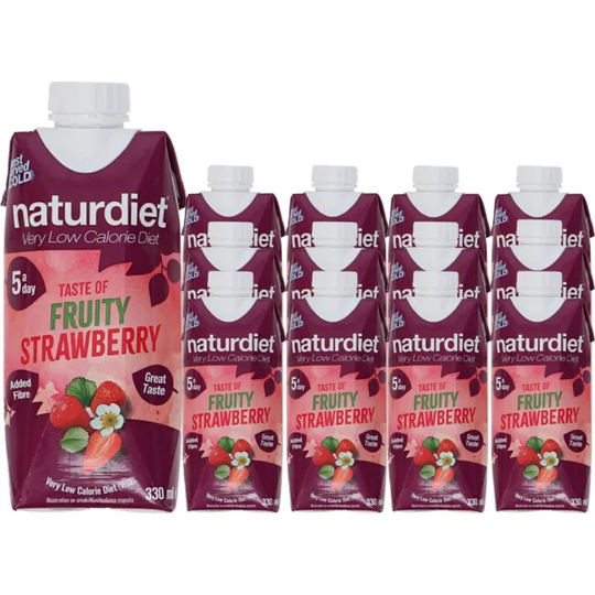 Naturdiet Ruokavalionkorvike Mansikka 12-pack