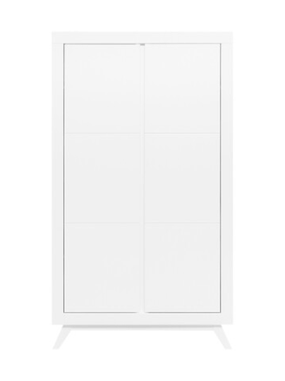Anne vaatekaappi, 2-ovinen, white