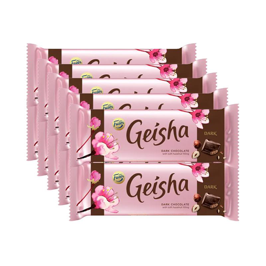 Fazer Geisha Tumma Suklaa Hasselpähkinä & Nougat 10-pack
