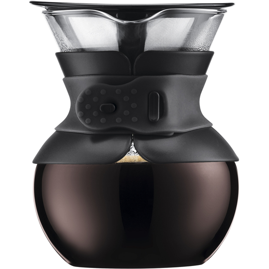 Bodum POUR OVER -kahvinkeitin suodattimella 0,5 l – musta