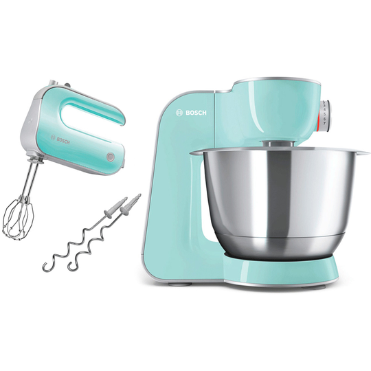 Bosch MUM5 CreationLine -yleiskone + StyLine-sauvasekoitin, turkoosi