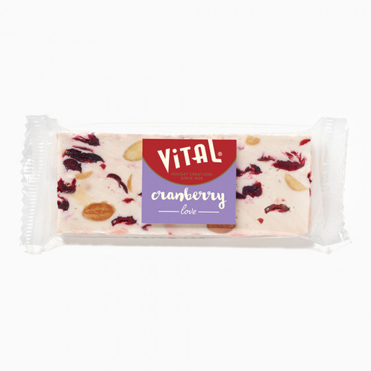 Nougatpatukka Vital "Cranberry", 45 g