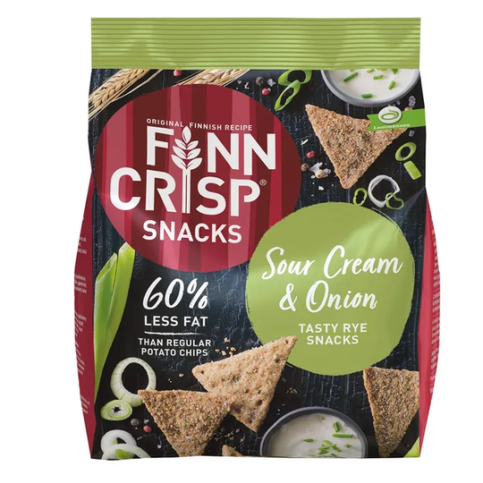 Finn Crisp Ruislastut Sour Cream & Onion