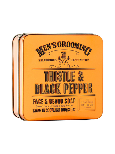 Thistle & black pepper -partasaippua 100 g
