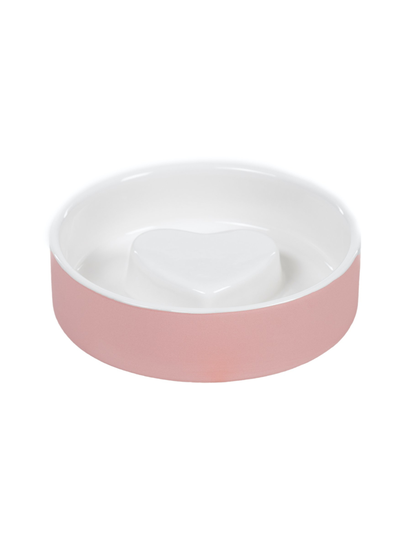 Slow feed bowl pink xs