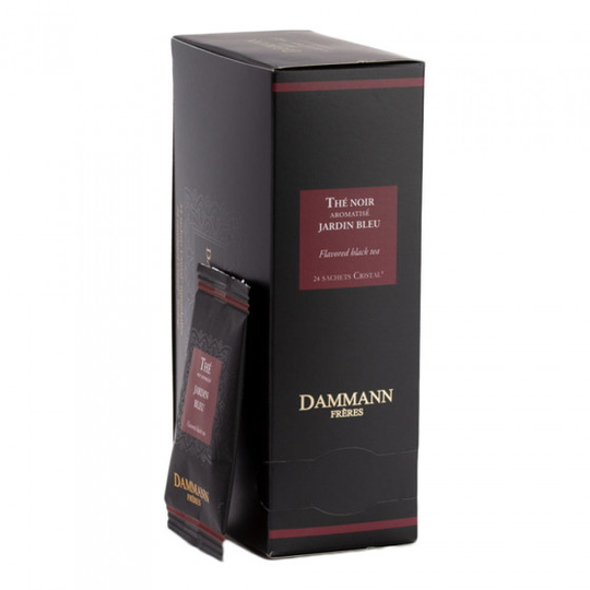Musta tee Dammann Frères "Jardin Bleu", 24 kpl.