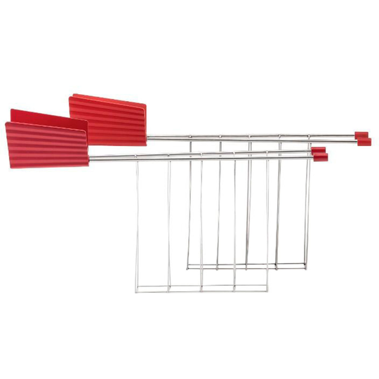 Alessi Plissé sandwich-ritilä, punainen