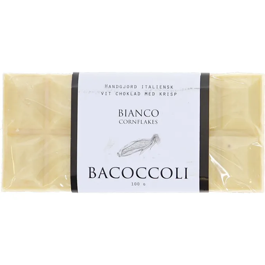 Bacoccoli Valkosuklaa Maissihiutaleilla