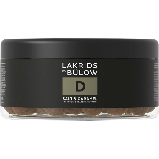 Lakrids by Bülow Large D - Salt & Caramel, 550 g.