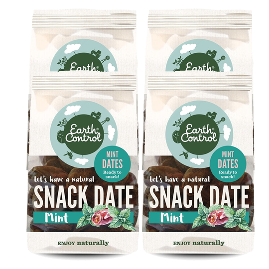 Earth Control Snack-taatelit Kaakao & Minttu 4-pack