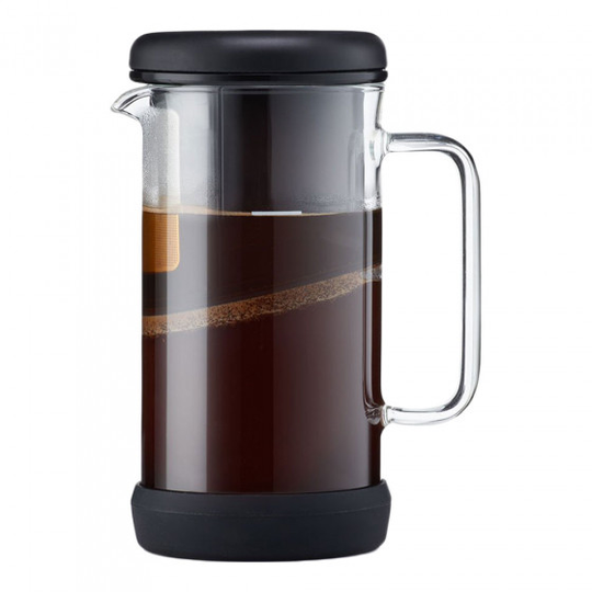 Pressopannu ja teekeitin Barista & Co "One Brew Black", 350 ml