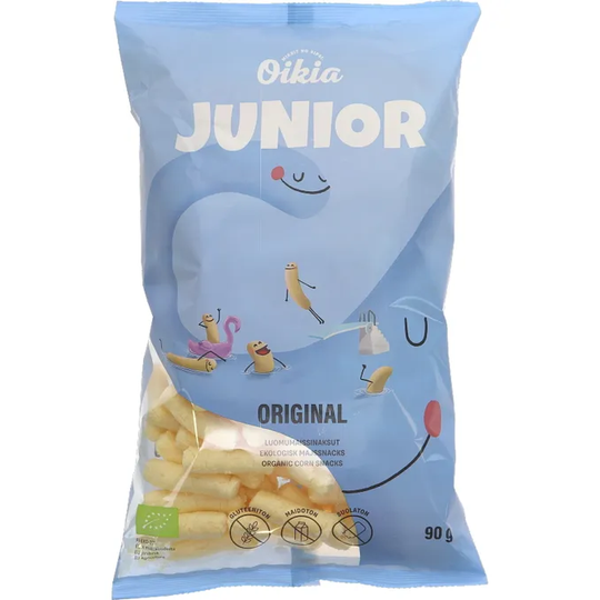 Oikia Junior Original Luomumaissinaksut