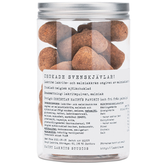 Haupt Lakrits Chokade Svenskjävlar! 250 g
