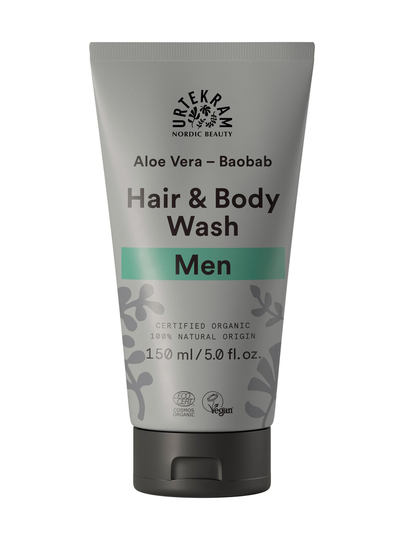 Men aloe vera baobab hair & body wash -hius- ja vartaloshampoo 150 ml