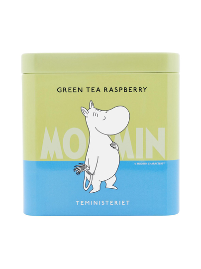 Moomin green tea raspberry -irtotee 100 g