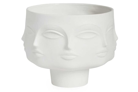 Kulho Dora Maar Pedestal Valkoinen