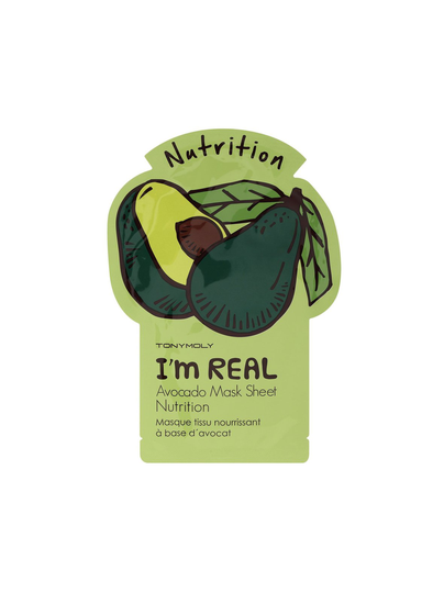 I am real avocado mask sheet -kasvonaamio
