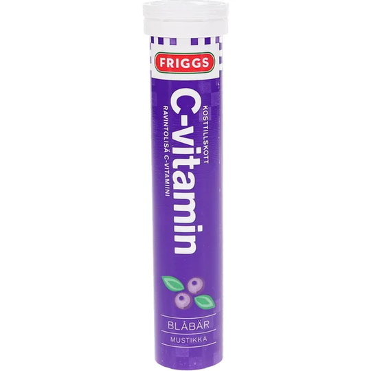 Friggs C-vitamiiniporetabletti Mustikka