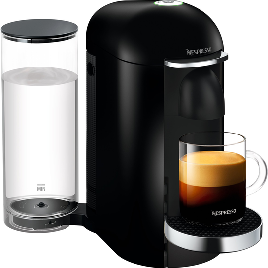 Nespresso Vertuo Plus kahvikone, 1,8 litraa, musta