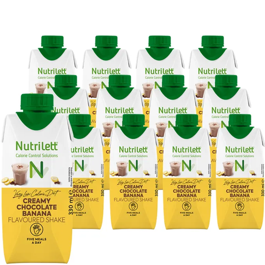Nutrilett Ateriankorvikepirtelö Suklaa & Banaani 12-pack