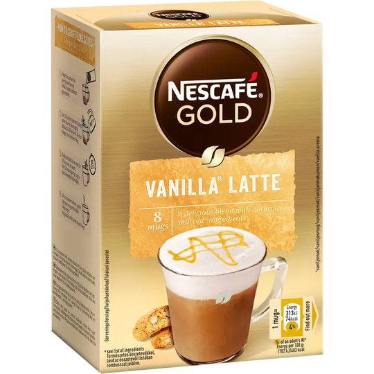 nescafe Pikakahvi Vanilla Latte