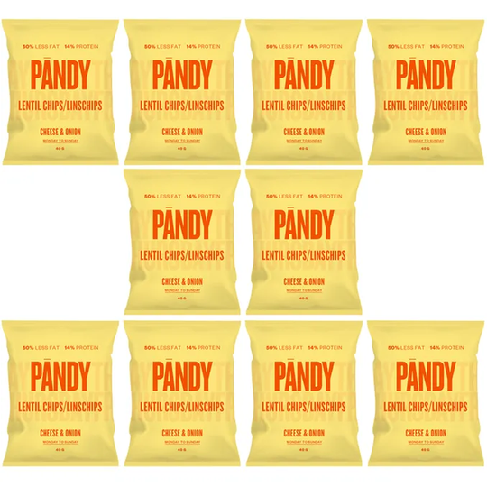 Pändy Linssisipsit Juusto & Sipuli 10-pack