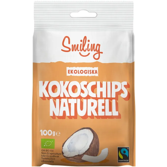 Smiling Kookossipsit Luomu
