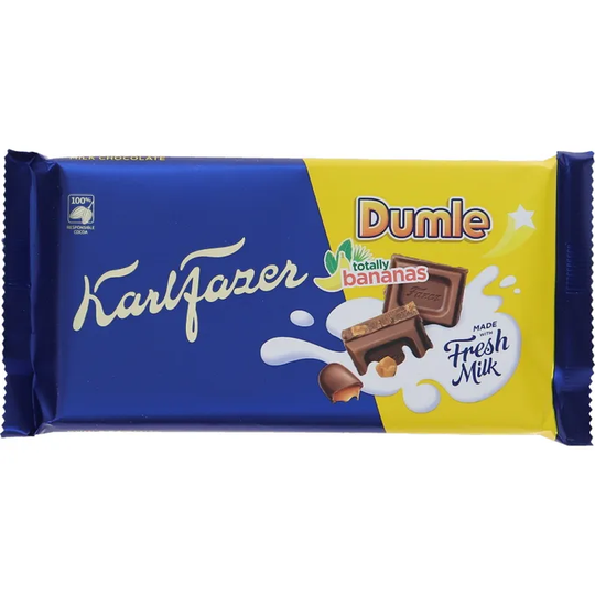 Fazer Maitosuklaa Dumle Banaani