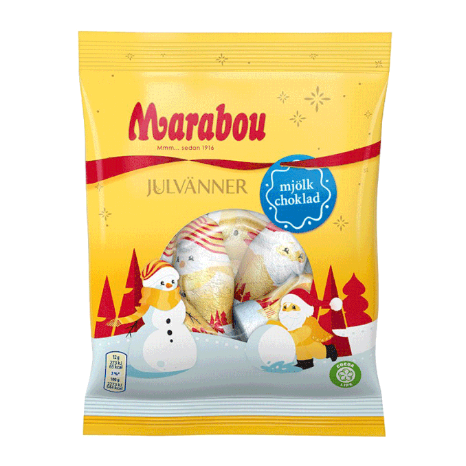 Marabou Joulusuklaamakeiset Julvänner