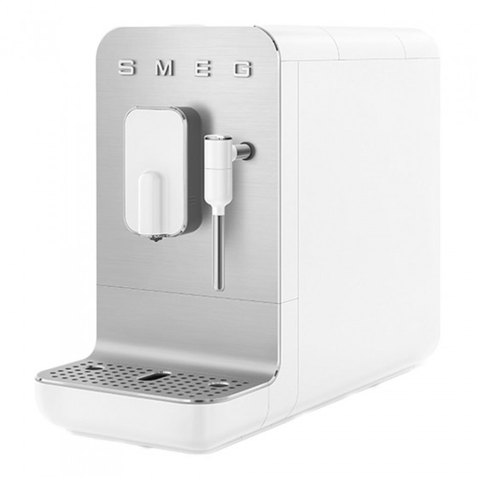 Kahvikone Smeg "50's Style Silver White BCC02WHMEU"