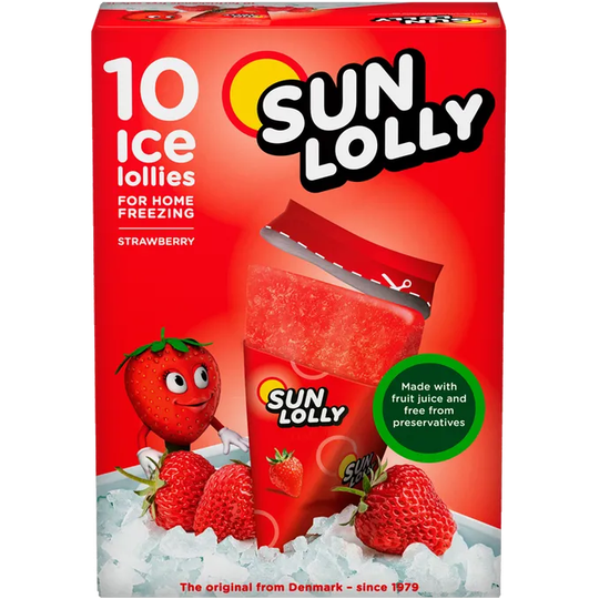 Sun Lolly Mehujää Mansikka